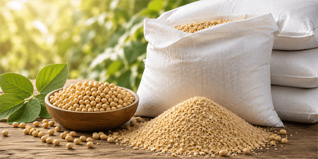 Soya protein feed ingredient