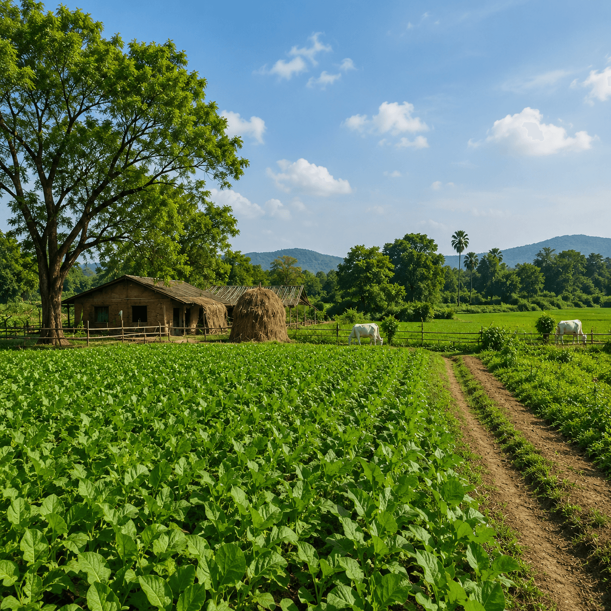Farm supporting animal nutrition supply chain